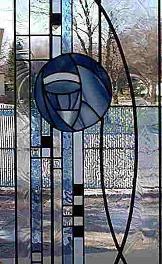 Vinery Glass stained glass cabinet door