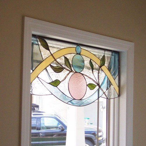 Vinery Glass stained glass valance window