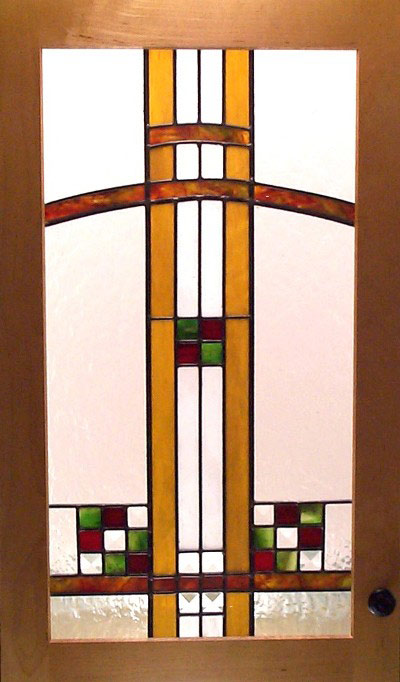 Vinery Glass stained glass cabinet door