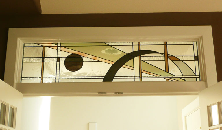 Vinery Glass stained glass abstract window