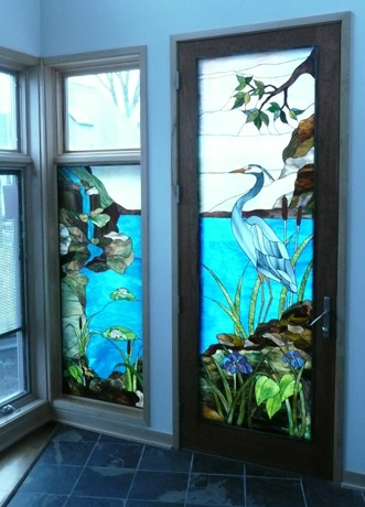 Vinery Stained Glass Door