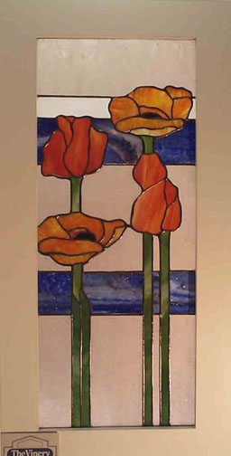 Vinery Glass stained glass custom cabinet door design
